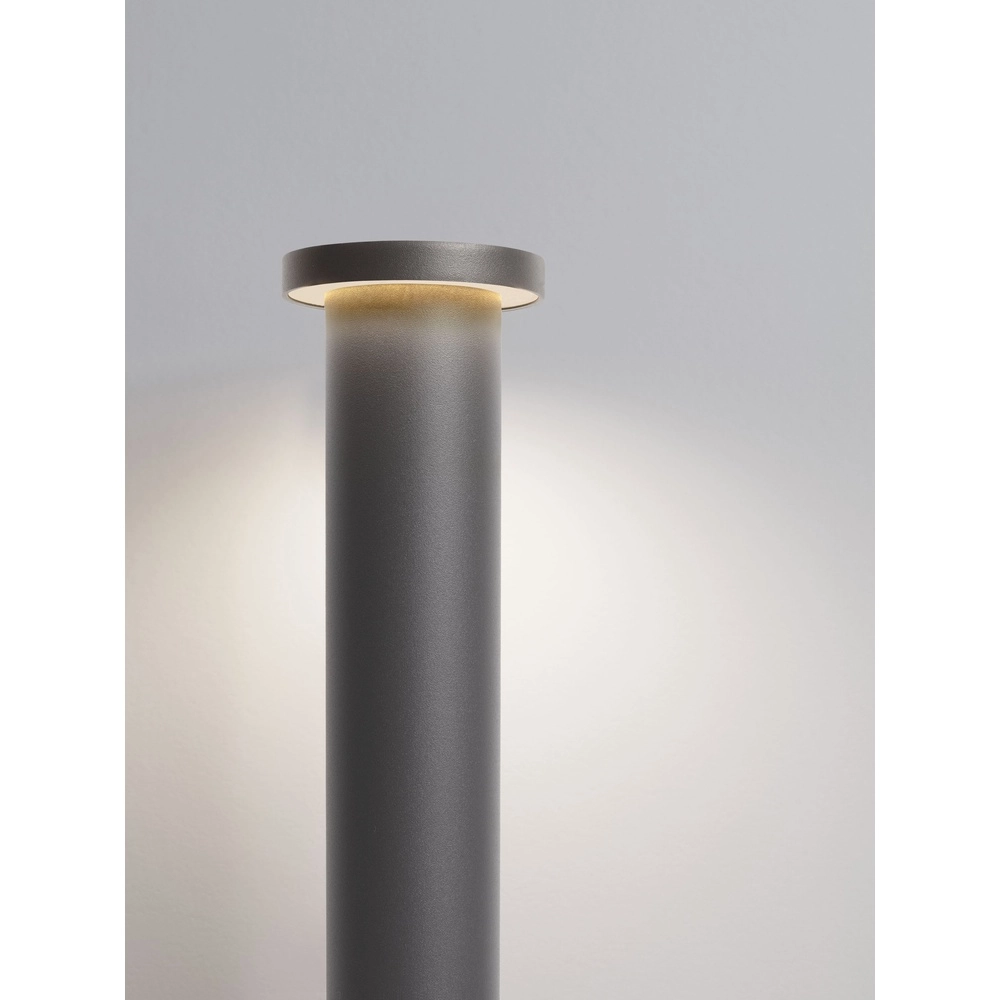 Éclairage de chemin moderne Bast gris foncé 45cm - 2700K Lyora 5212017497611
