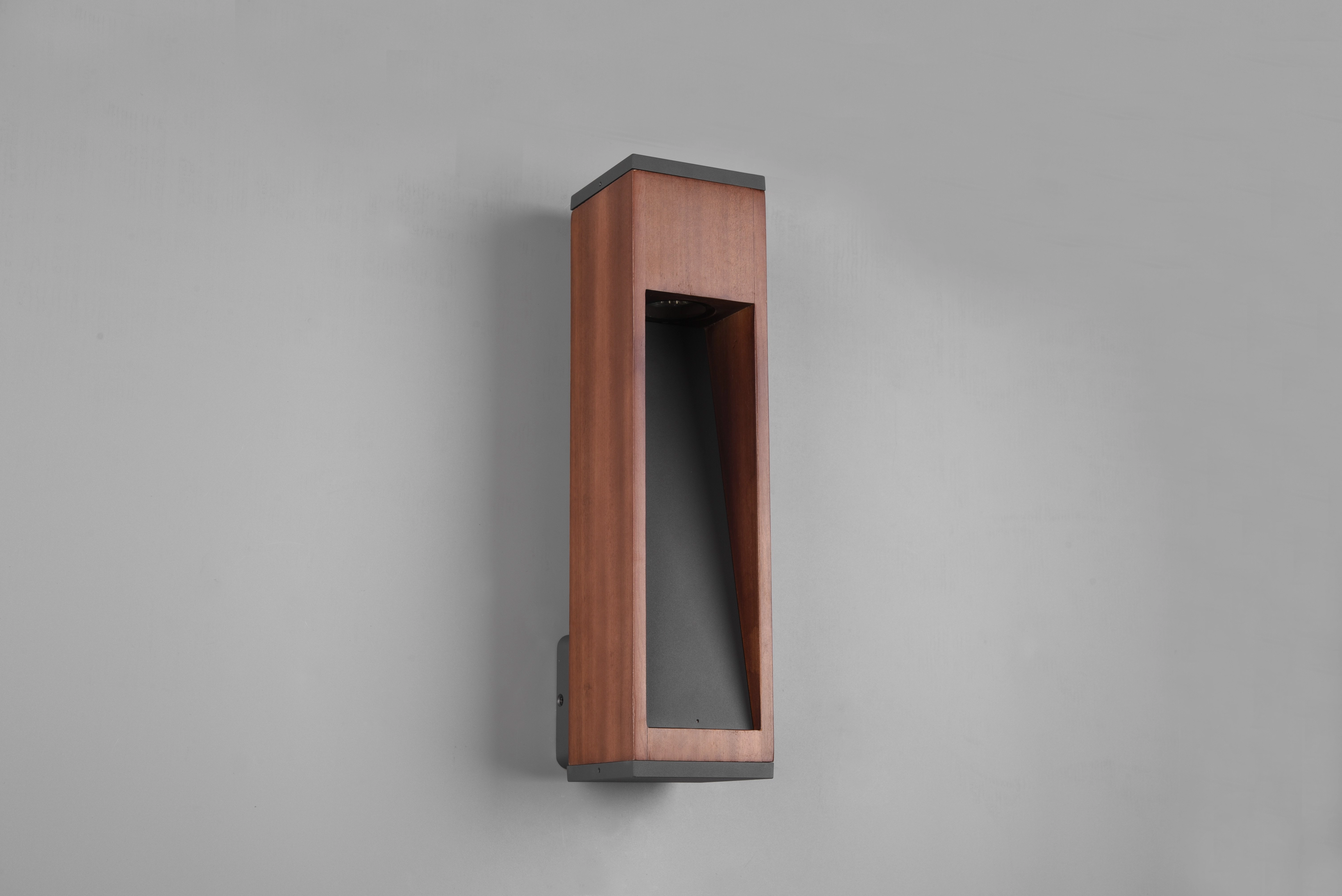 Lampe d'extérieur Canning bois de teck Trio 4017807492798