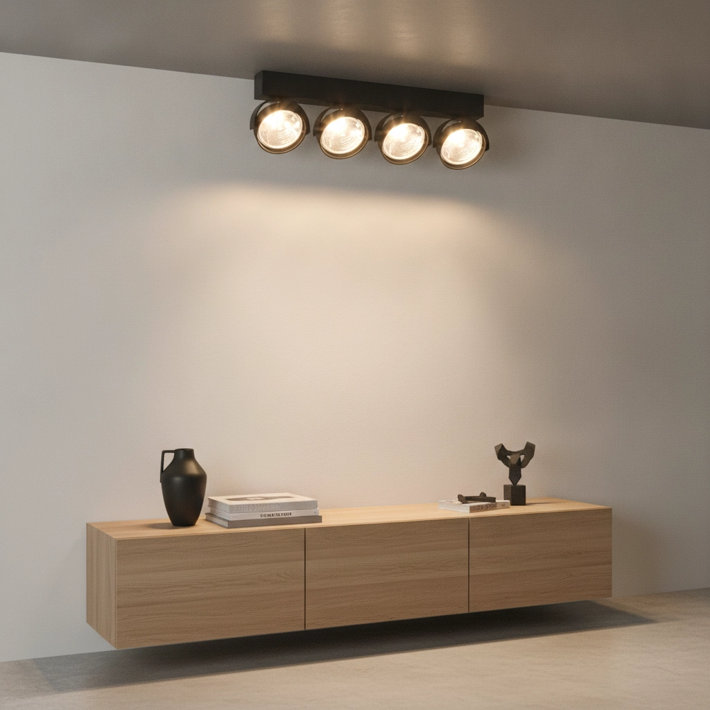 Spot en saillie 12 volts Dutchess 4 lumières