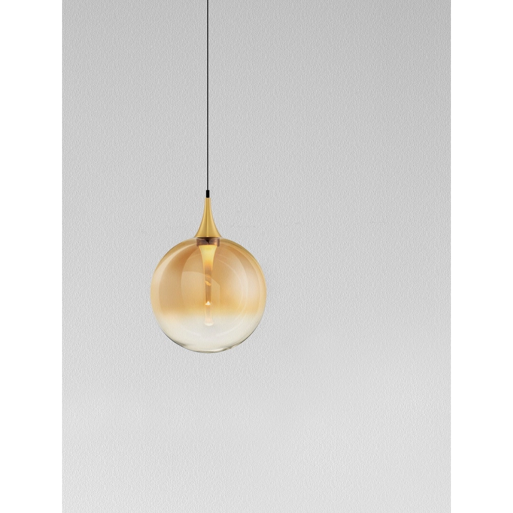 Suspension Orenda Verre ambré simple Suspension Orenda Verre ambré simple