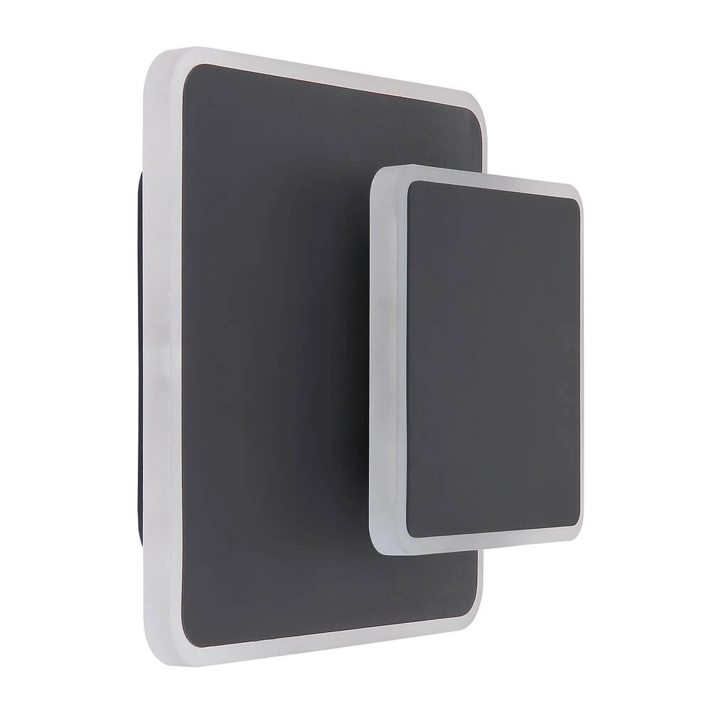 Applique murale carrée Many noir Globo 9007371425617