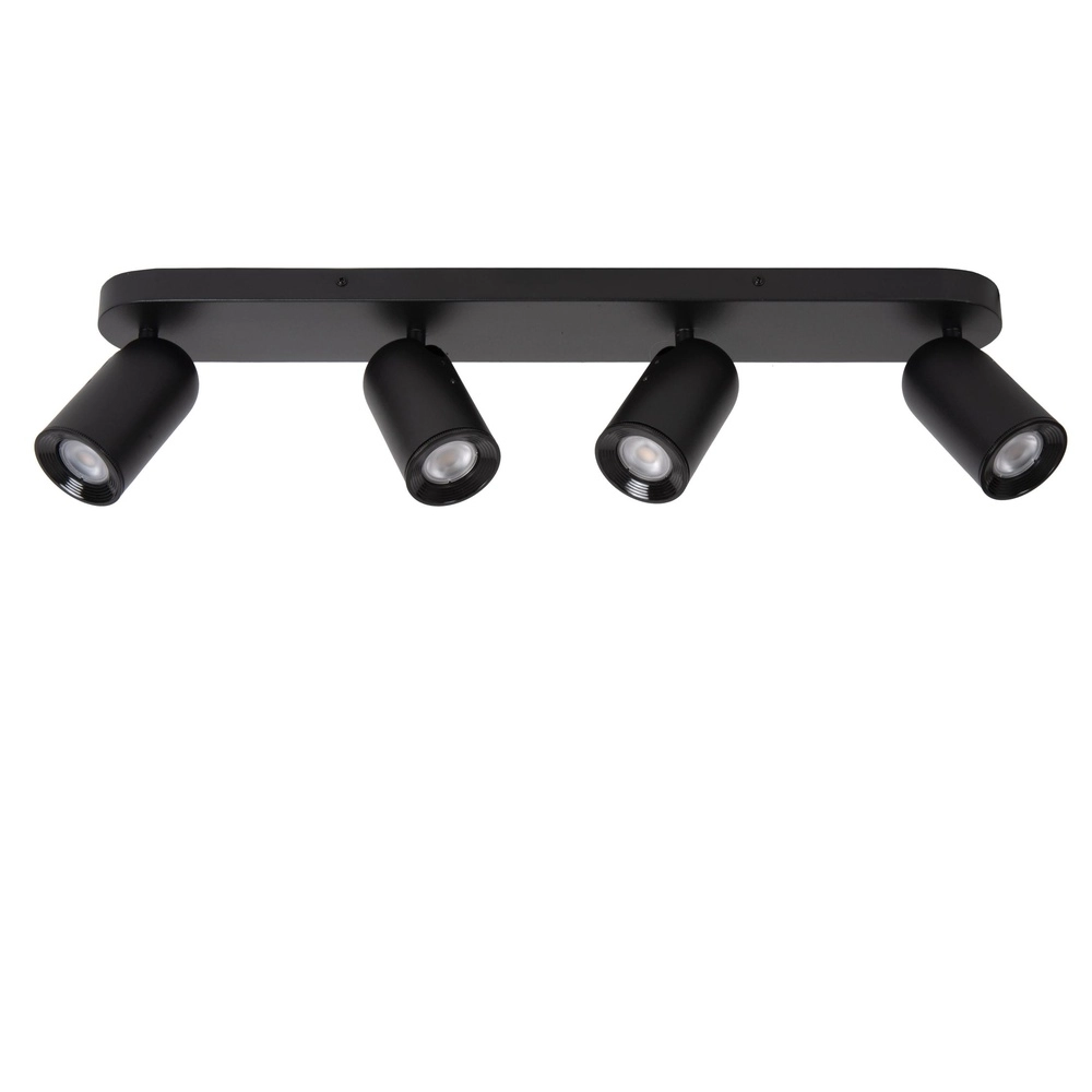 Projecteur de plafond Punch Noir à 4 lumières
