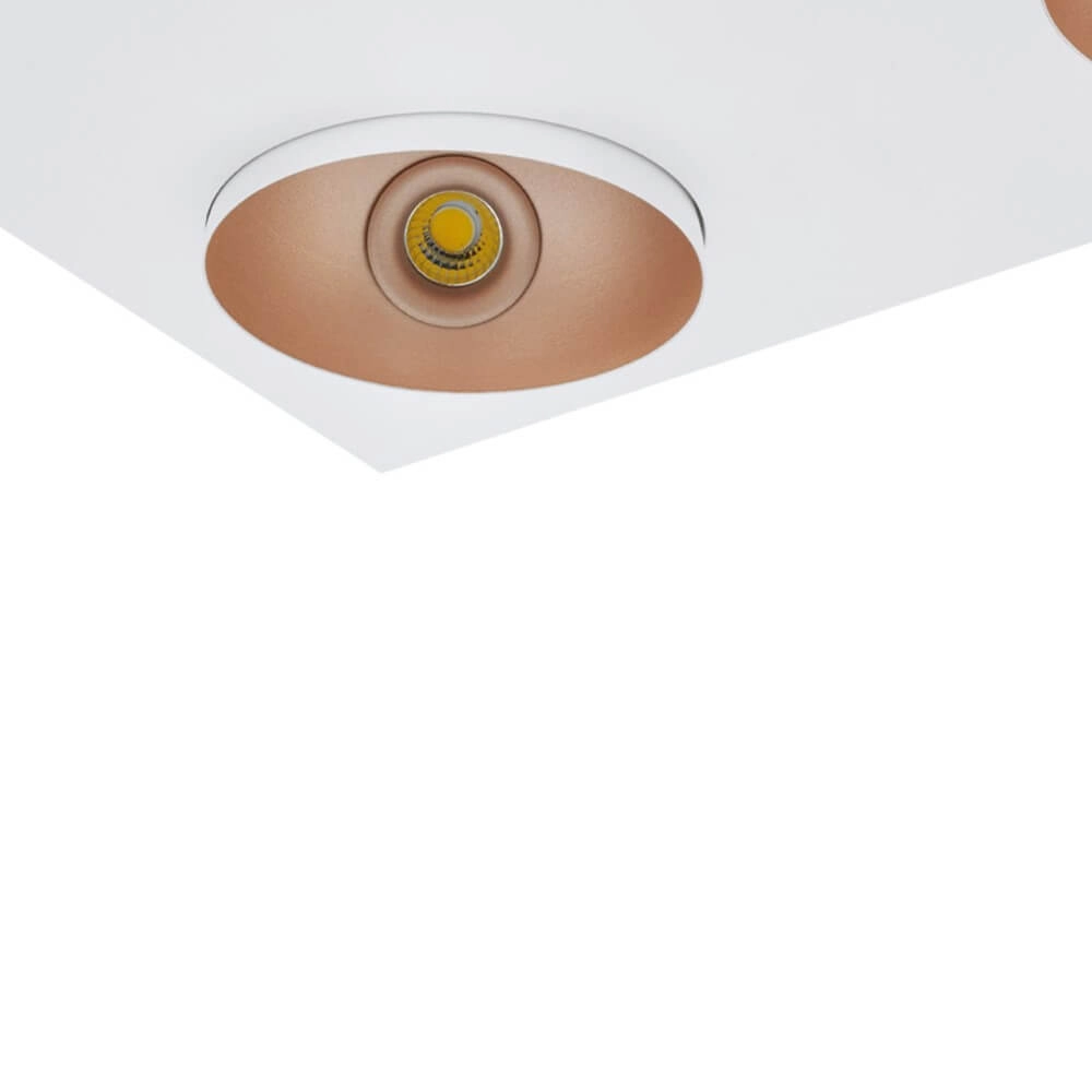 Plafonnier carré Ronzano blanc Stars of Light 9002759393779