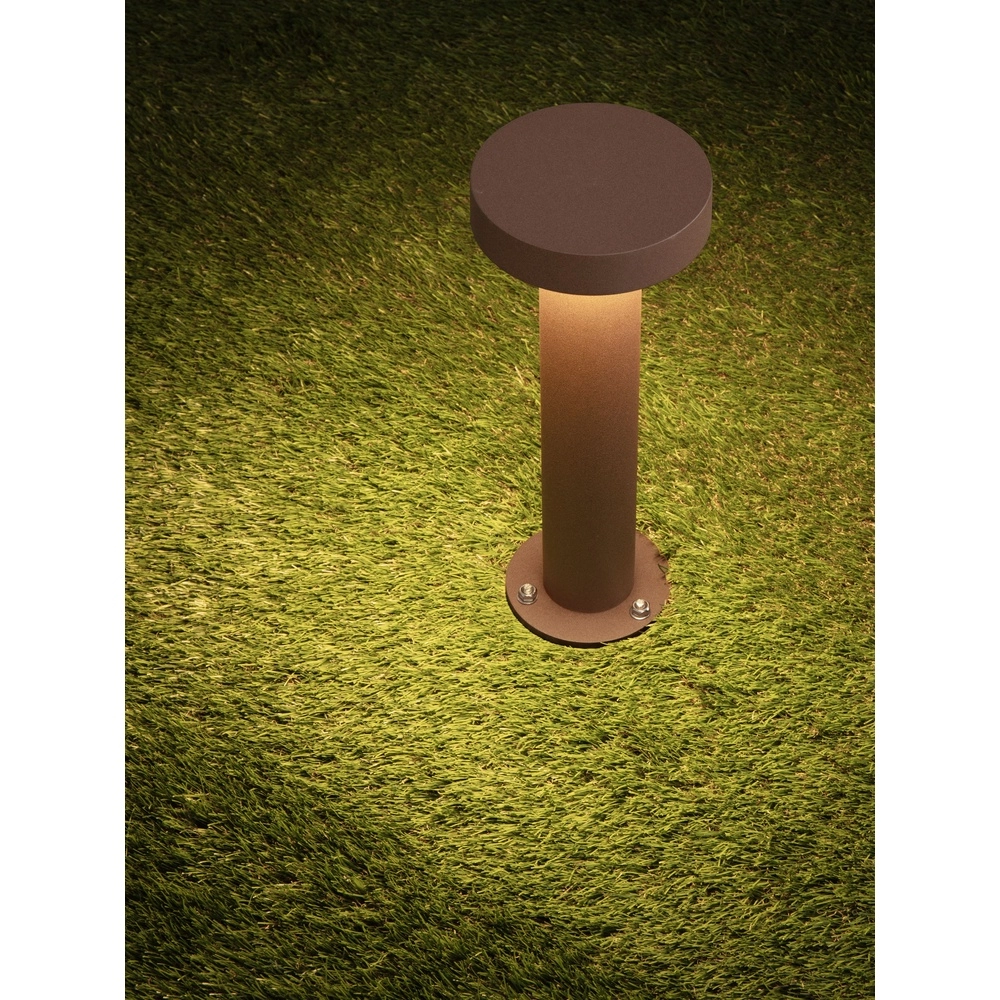 Lampe de jardin de Desing Gong brun rouille 30cm - 3000K Lyora 5212017496218