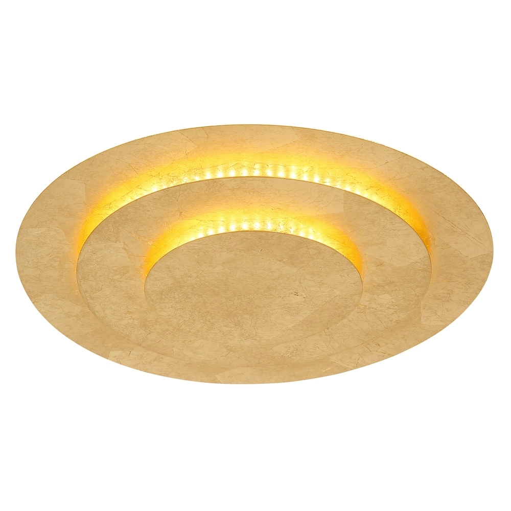 Lampe de plafond dorée Heda Ø 35 cm