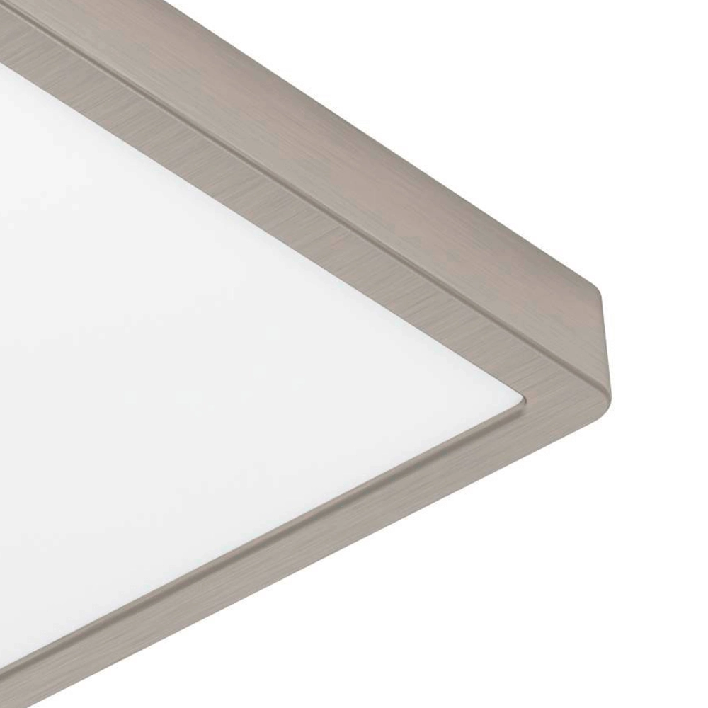 Plafonnier en acier inoxydable Fueva 5 28,5 sur 28,5 cm Eglo 9008606244942