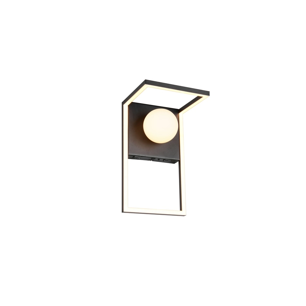 Lampe murale de conception Arola Noir Trio 4017807683530