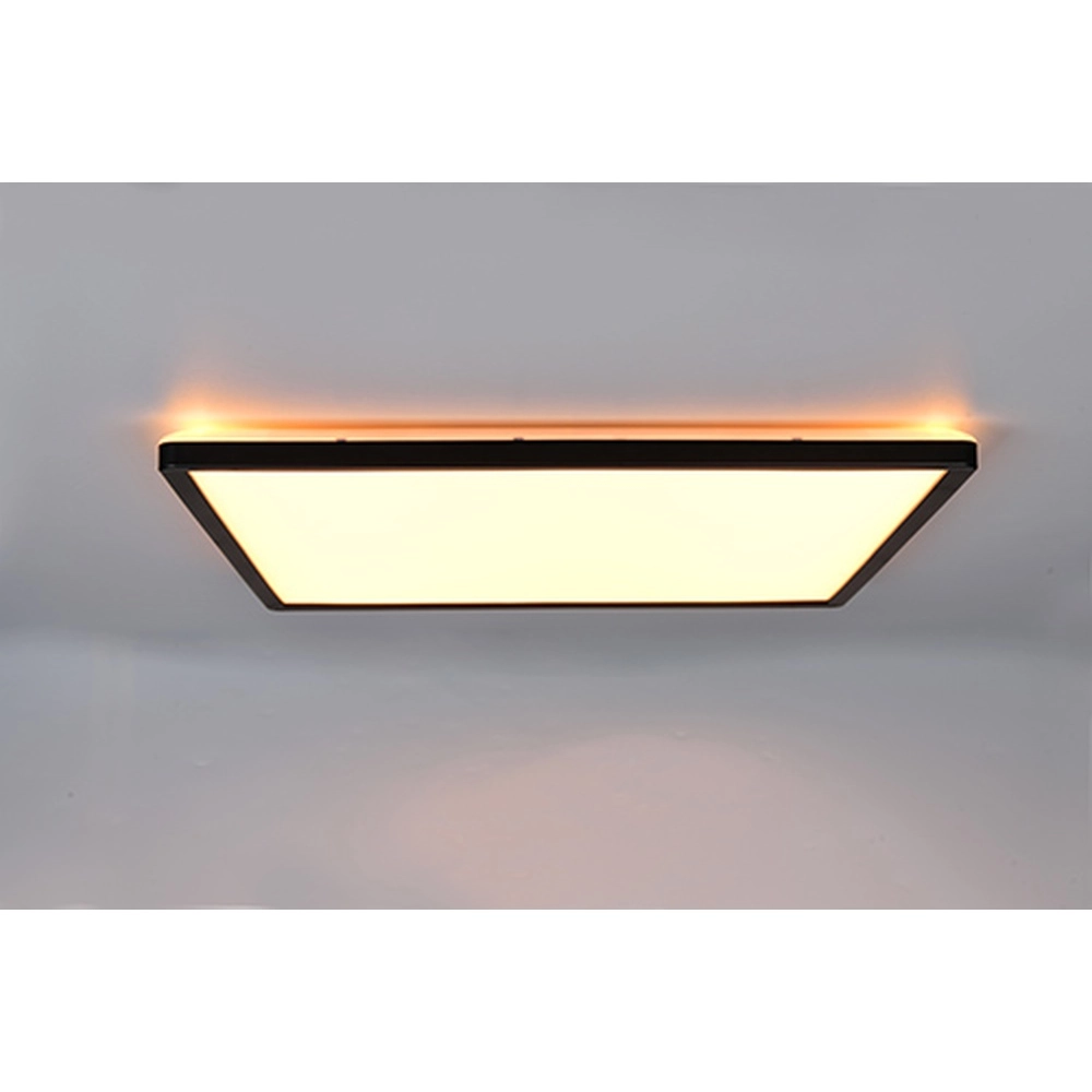 Lumière carrée au plafond Emra Noir 42cm Trio 4017807704198