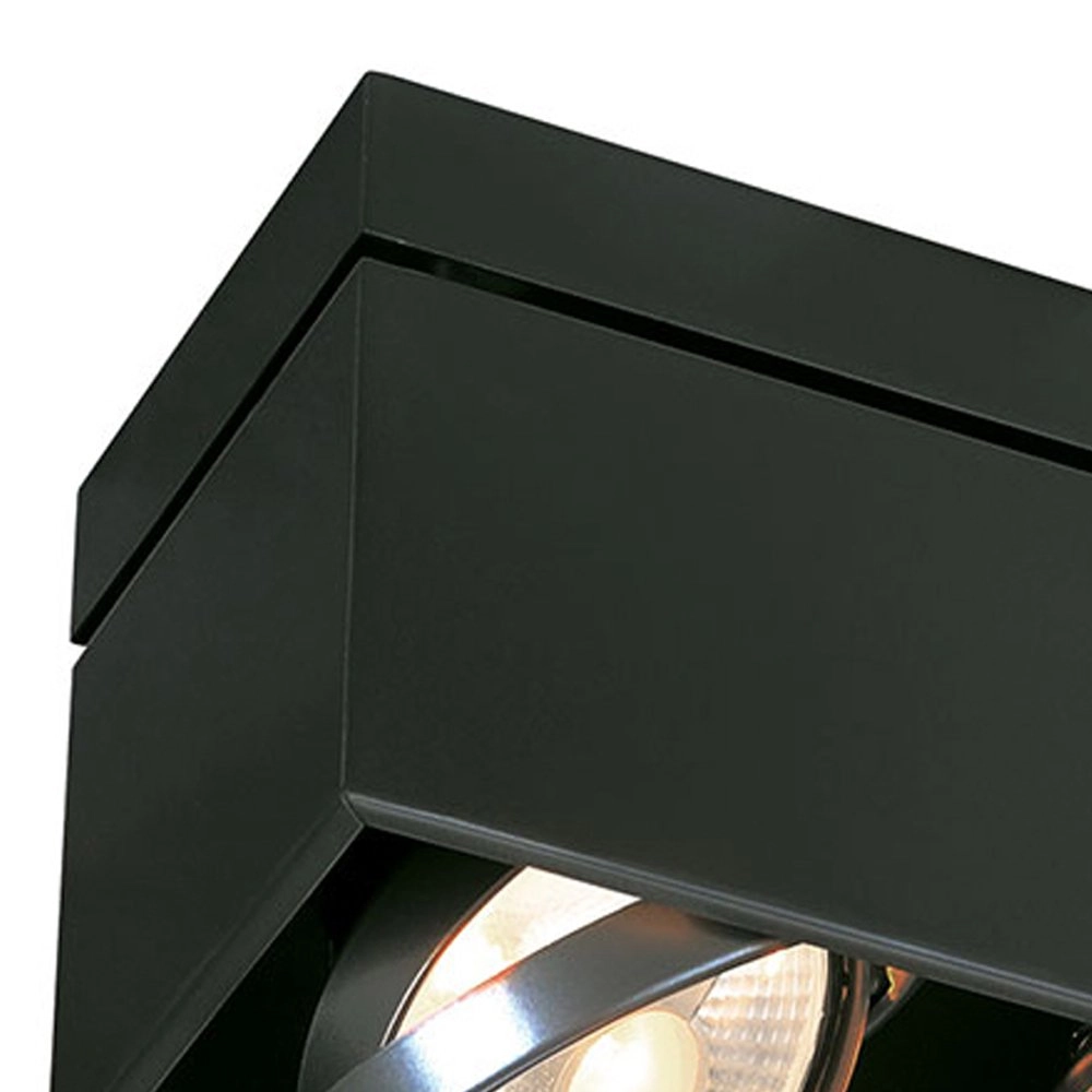 Spot de plafond Kardamod  Square 2 lumières noir SLV 4024163149761