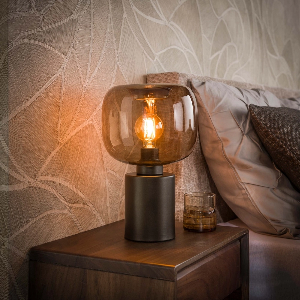 Conception des lampes de table Serene Sienna Brown