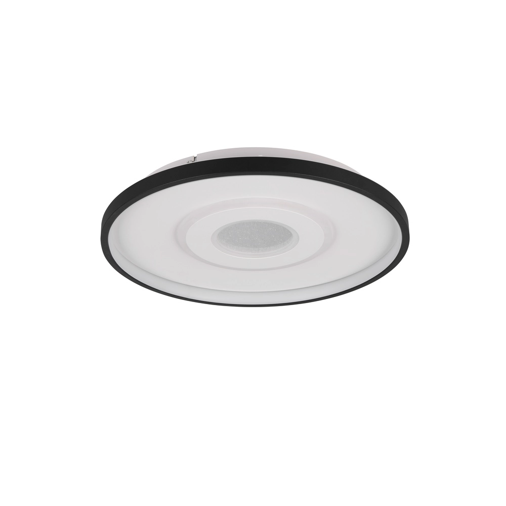 Plafonnier rond Nazar noir et blanc Trio 4017807659641