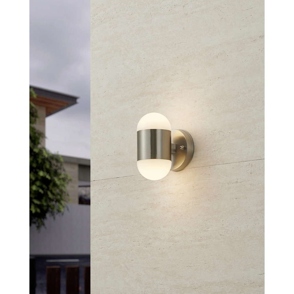 Lampe murale Merola Acier inoxydable Eglo 9002759753924