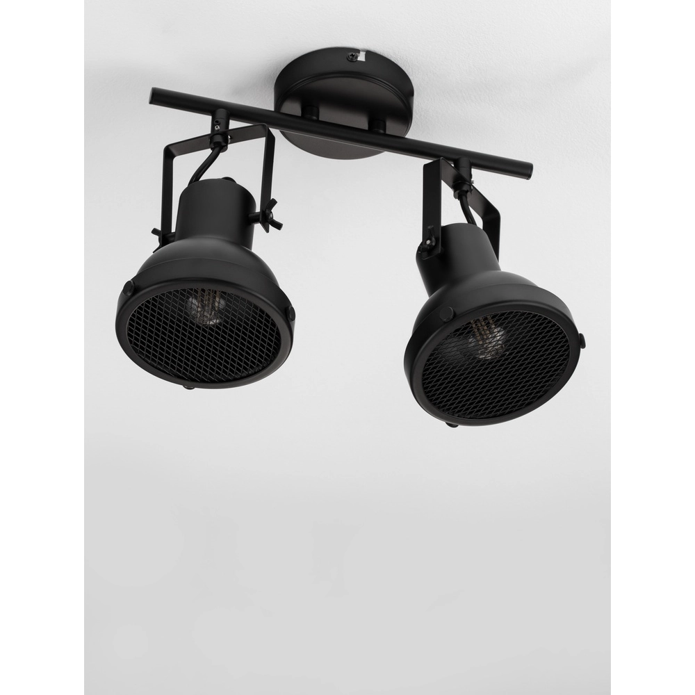 Plafonnier Ruvi 2 lumières noir Lyora 5212017446367