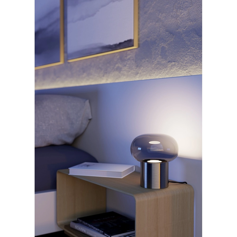 Lampe de table de conception Bravino nickel Ø 15,5cm Eglo 9008606392308