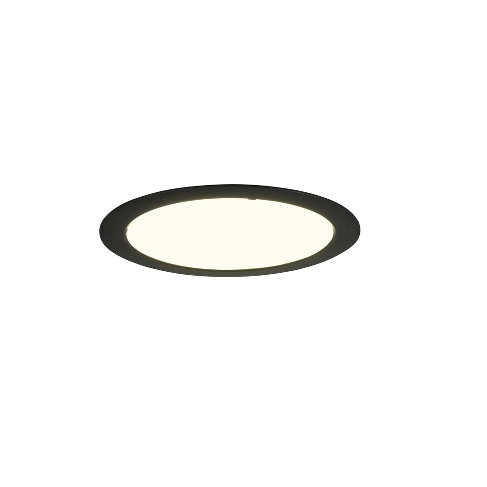 Projecteur encastré Ural noir Ø 29,4cm