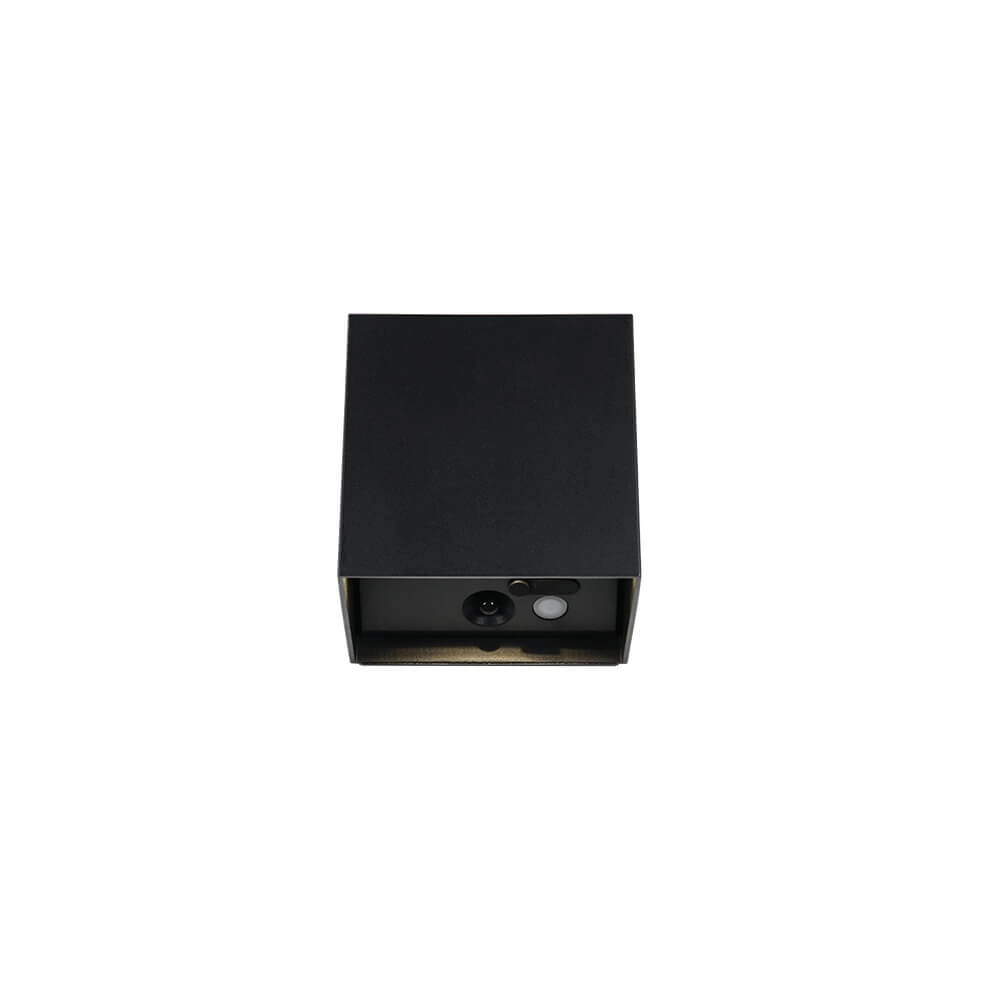 Applique murale rechargeable Genie Noir avec capteur Trio 4017807636376