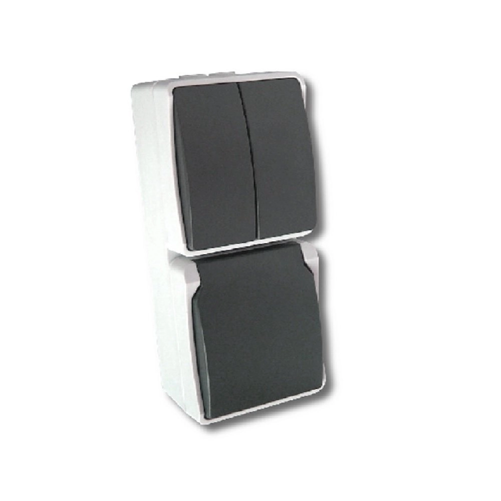 Prise avec interrupteurs Switch Socket pour l'extérieur