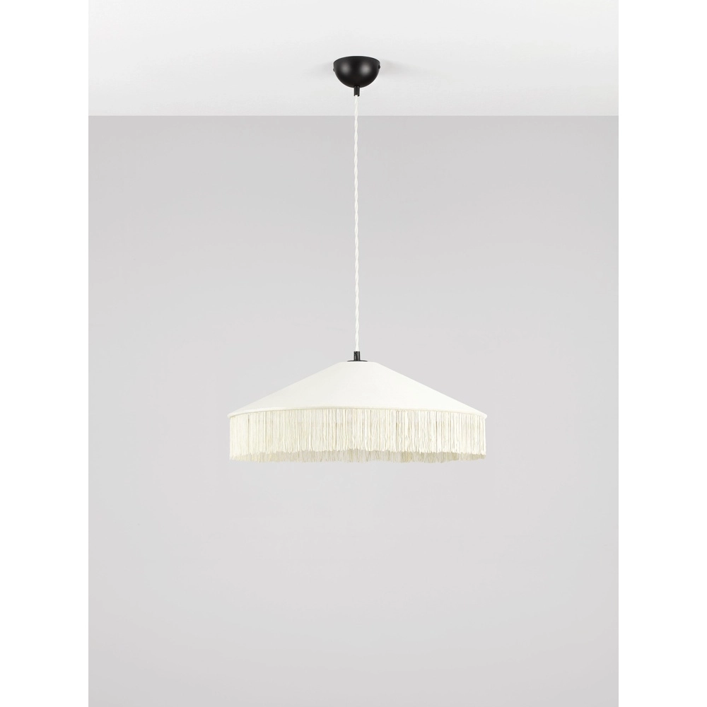 Lampe pendante Tiffany Velvy beige Lyora 5212017493781