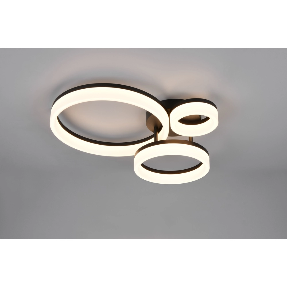 Plafonnier design Scope M noir Trio 4017807656022
