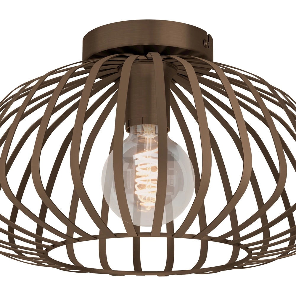 Lampe de plafond en bronze Espinal Ø 38,5cm - 1x E27 Eglo 9008606312573