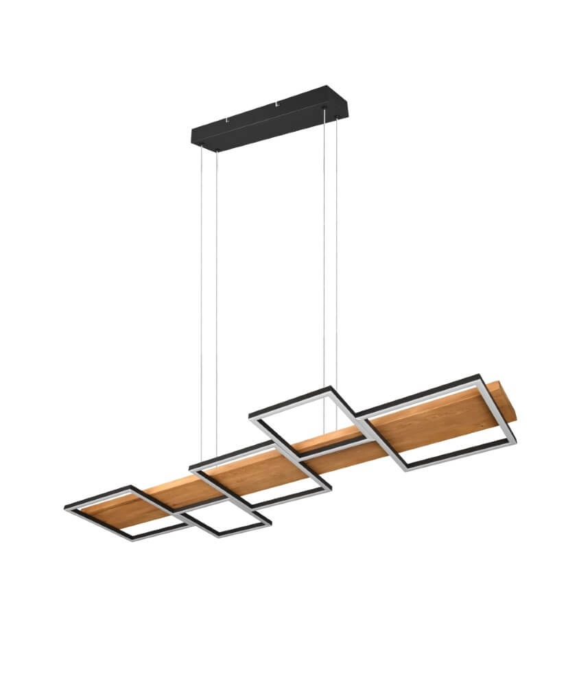 Suspension led en bois Harper Trio 4017807524963