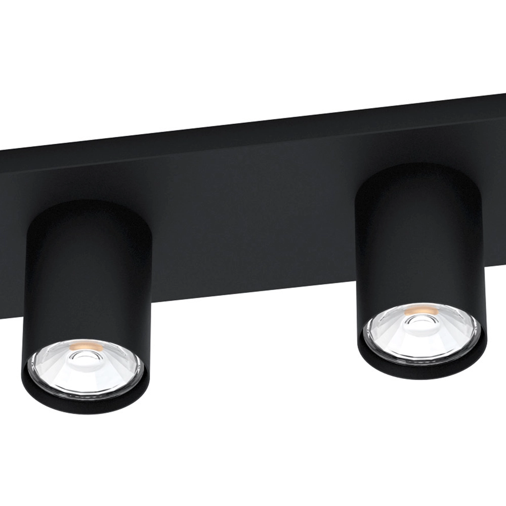 Spot en saillie Valcasotto noir Eglo 9002759995157