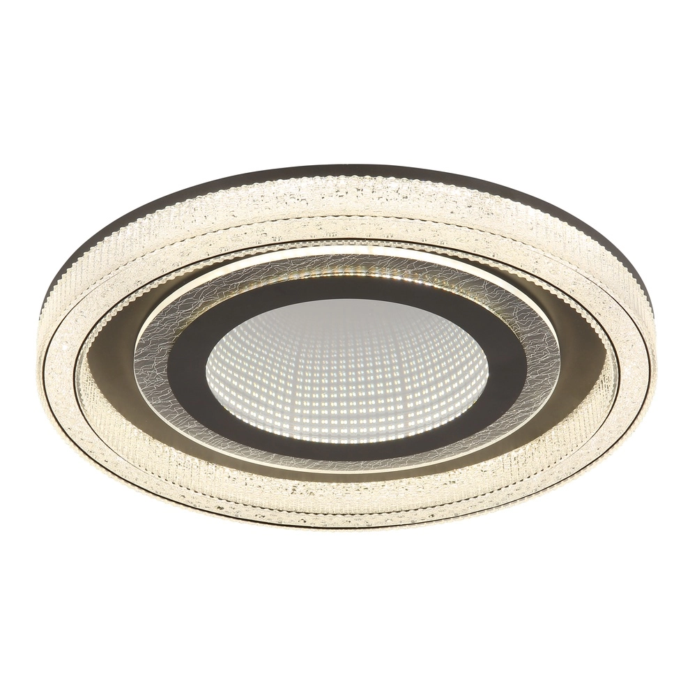 Lampe de plafond Alsuna anthracite à effet unique