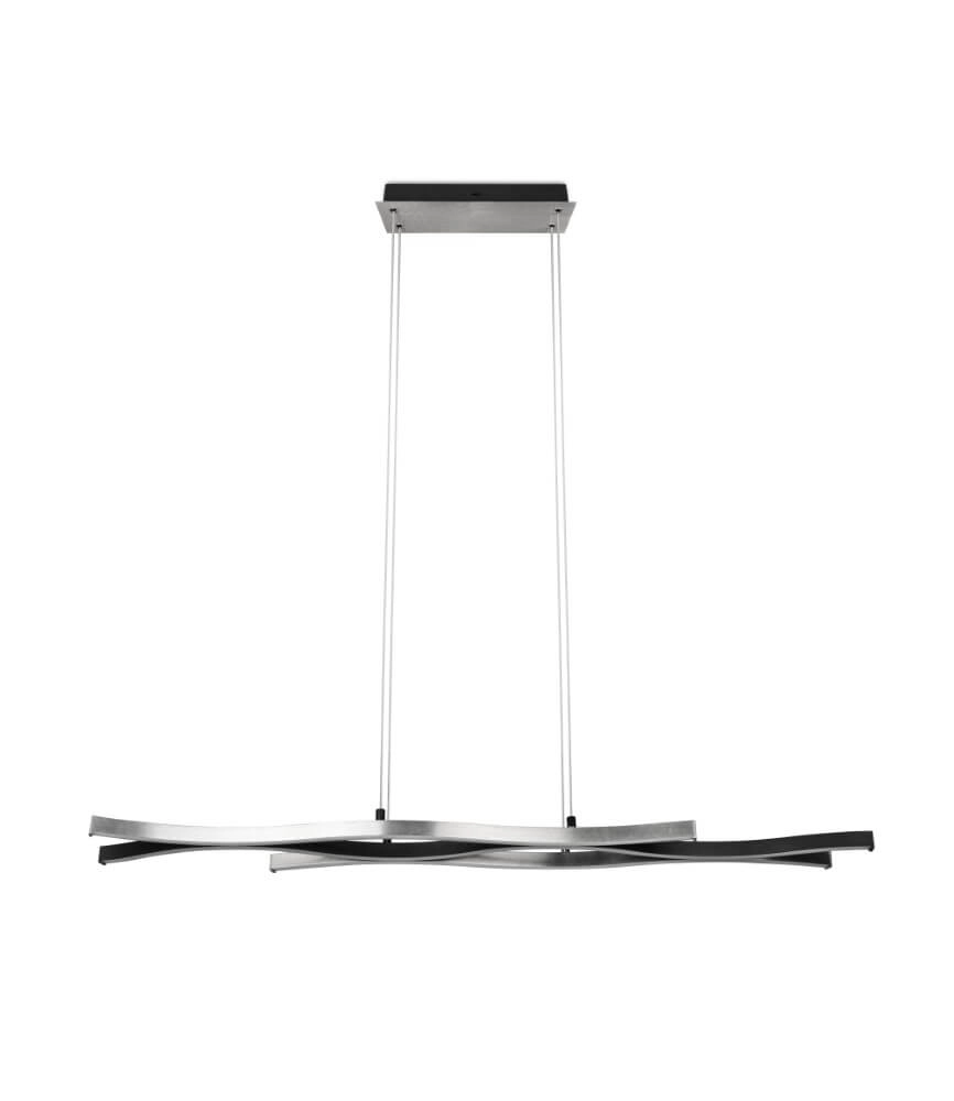 Lampe suspendue Blaze noir avec du métal Trio 4017807540161