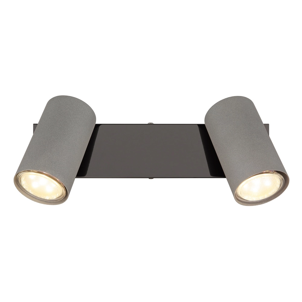 Lampe de plafond à deux lampes Robby Bronze à fusil Globo 9007371474547