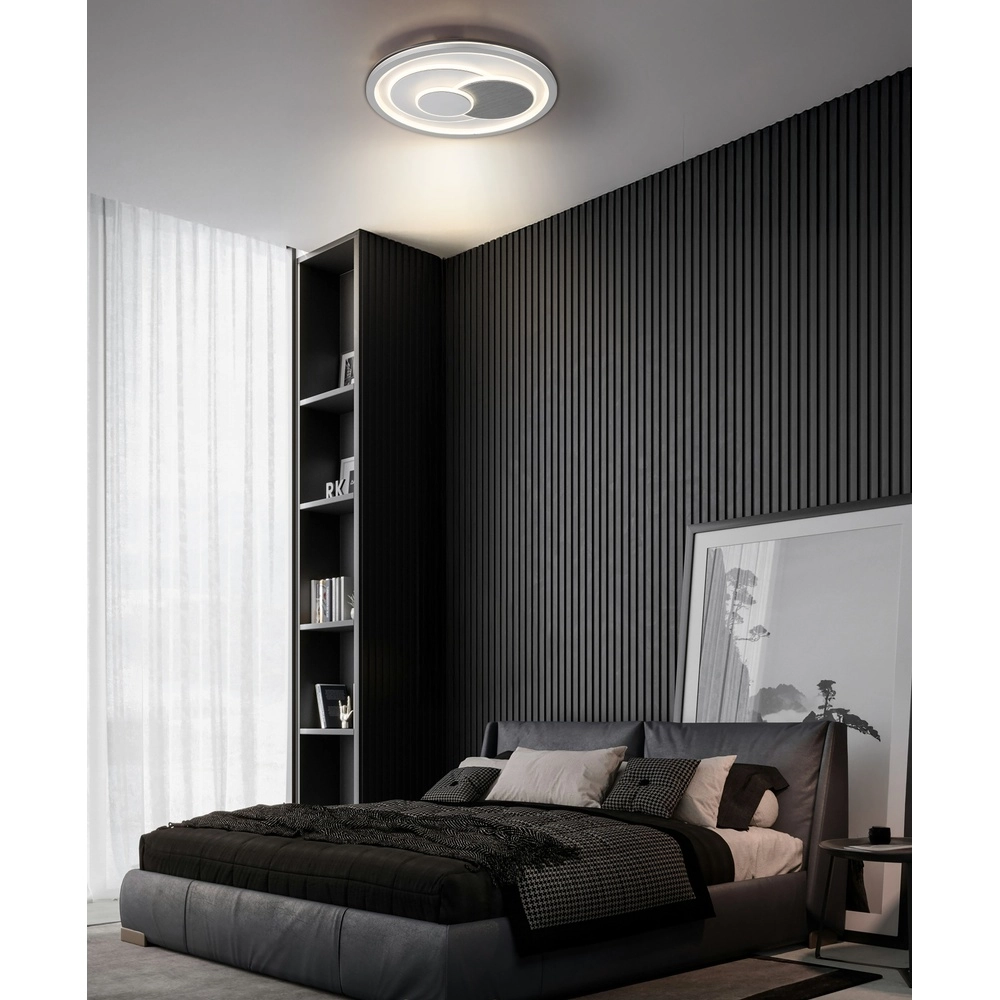 Lampe de plafond Ruiz I blanc Ø 48cm Globo 9007371533800