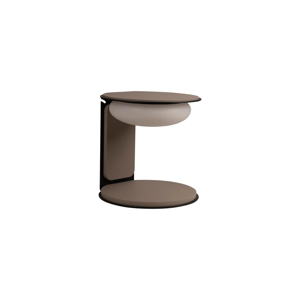 Lampe de table de conception Alinda Ø 20 cm taupe