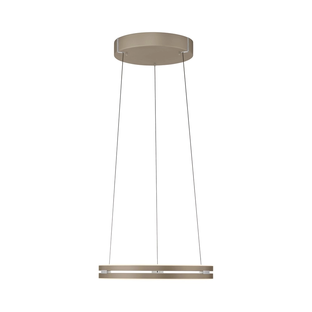 Lampe suspendue de bureau Pure E-Loop bronce - Ø 50 cm Paul Neuhaus 4012248398357