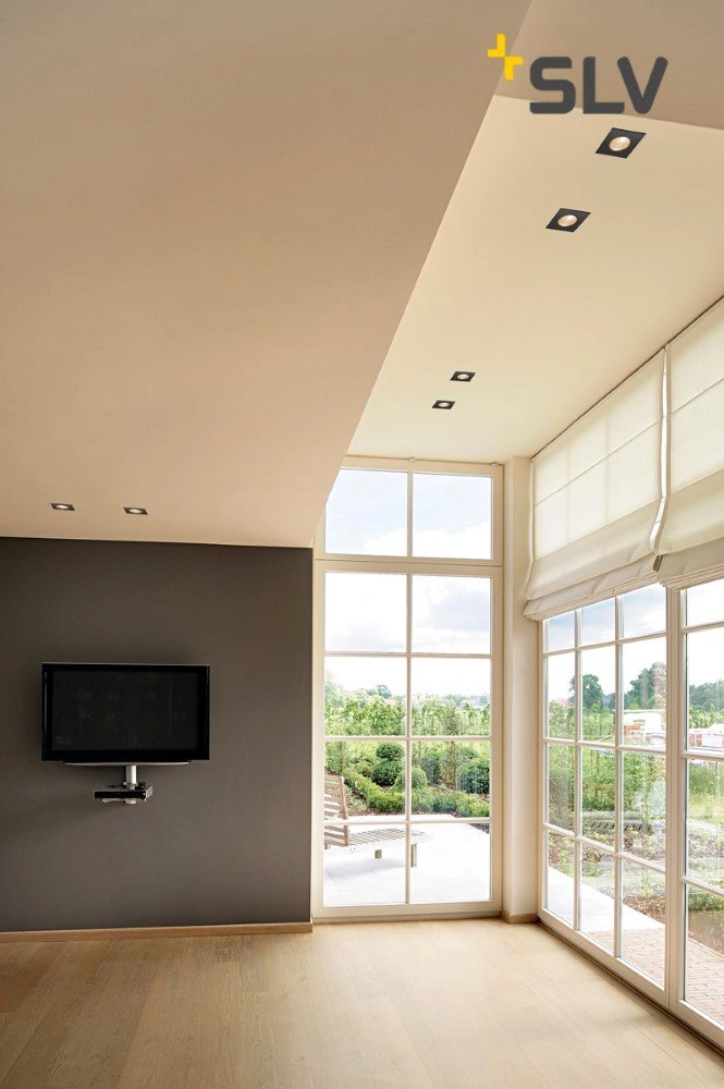 Spot de plafond Patta 8cm - 7,3w - 1800-3000K noir SLV 4024163222884