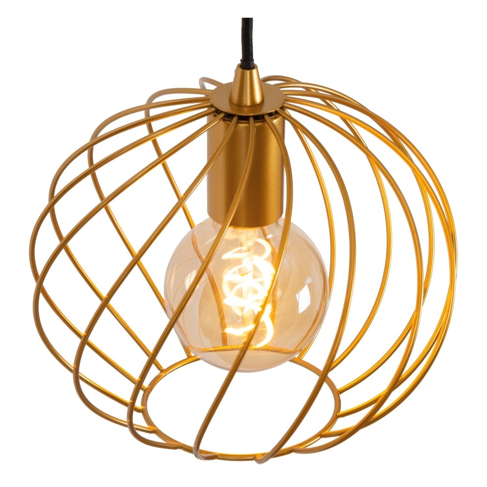 Lampe suspendue Danza Ø 50cm d’or Lucide 5411212211569