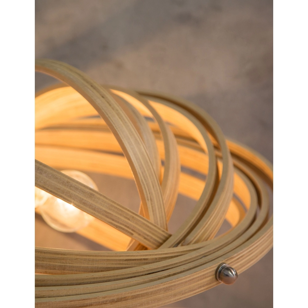 Suspension moderne Asco bois Ø 43cm Lyora 5212017424945