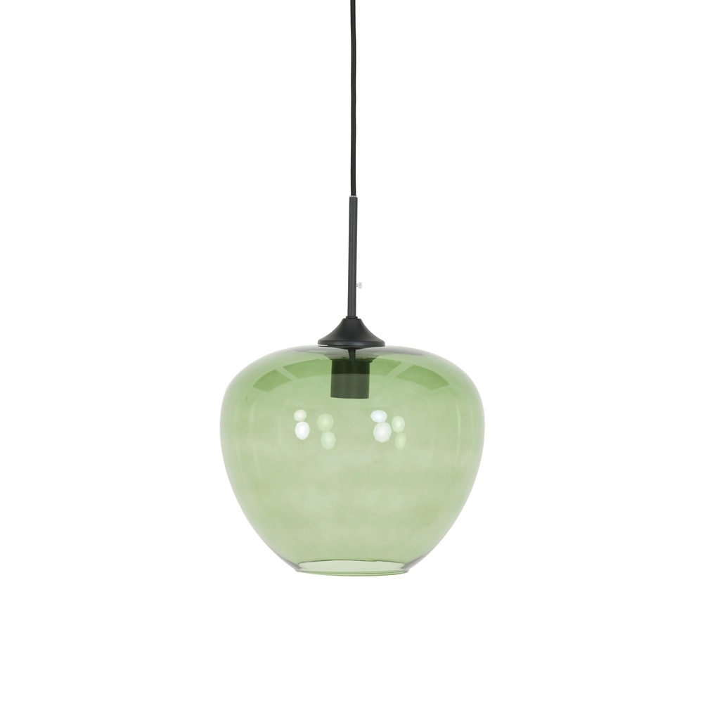 Lampe suspendue en verre Mayson Ø 30cm - verre vert