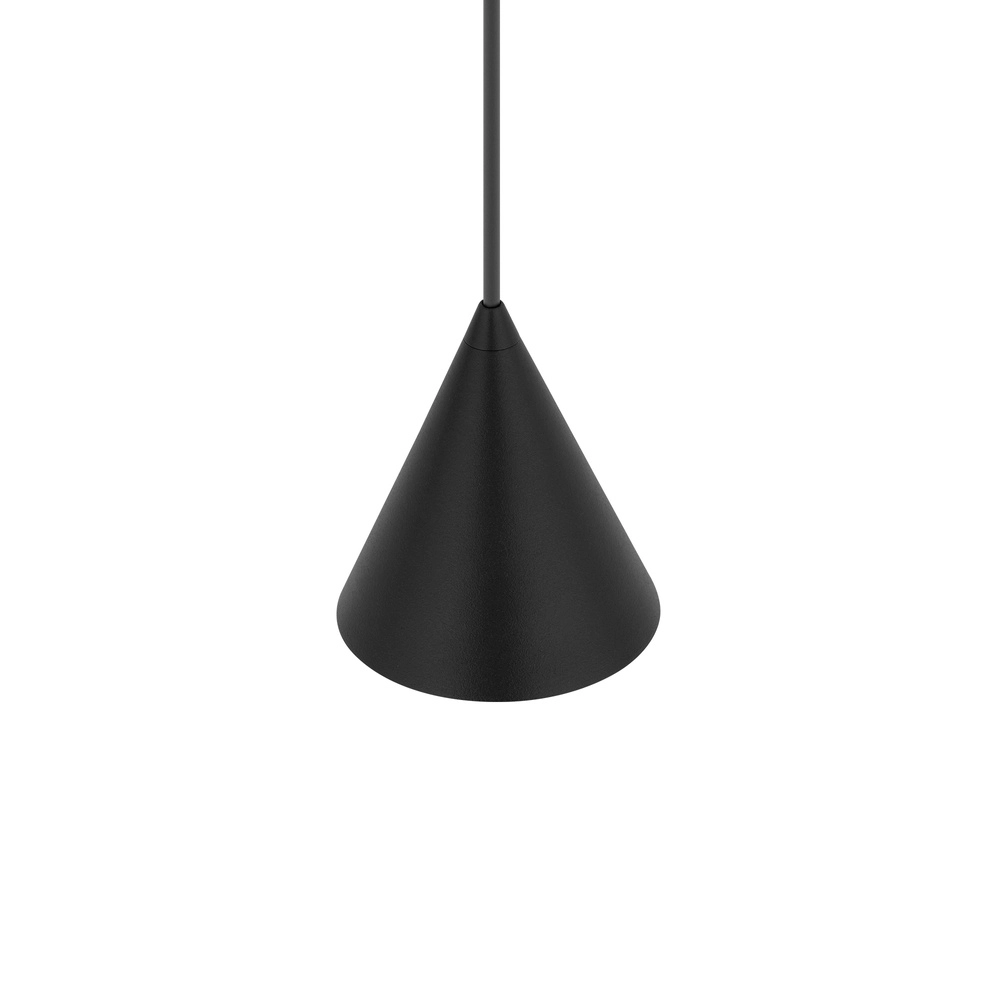 Lampe pendante de conception Zenith noir Ø 11cm Lyora 5903139114523