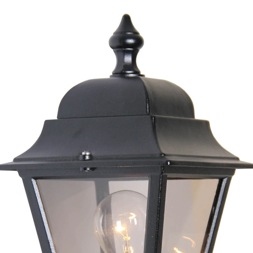 Lampe d'extérieur classique Quadrana Up noir Franssen 8033239084338