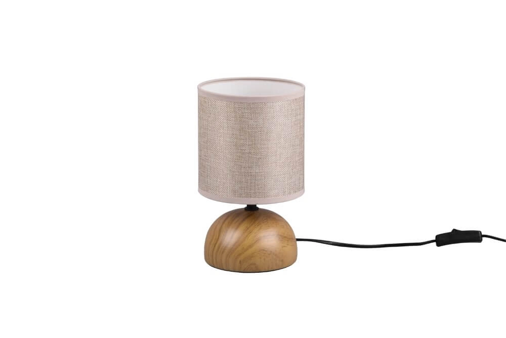 Lampe de table en bois Luci Trio 4017807524321