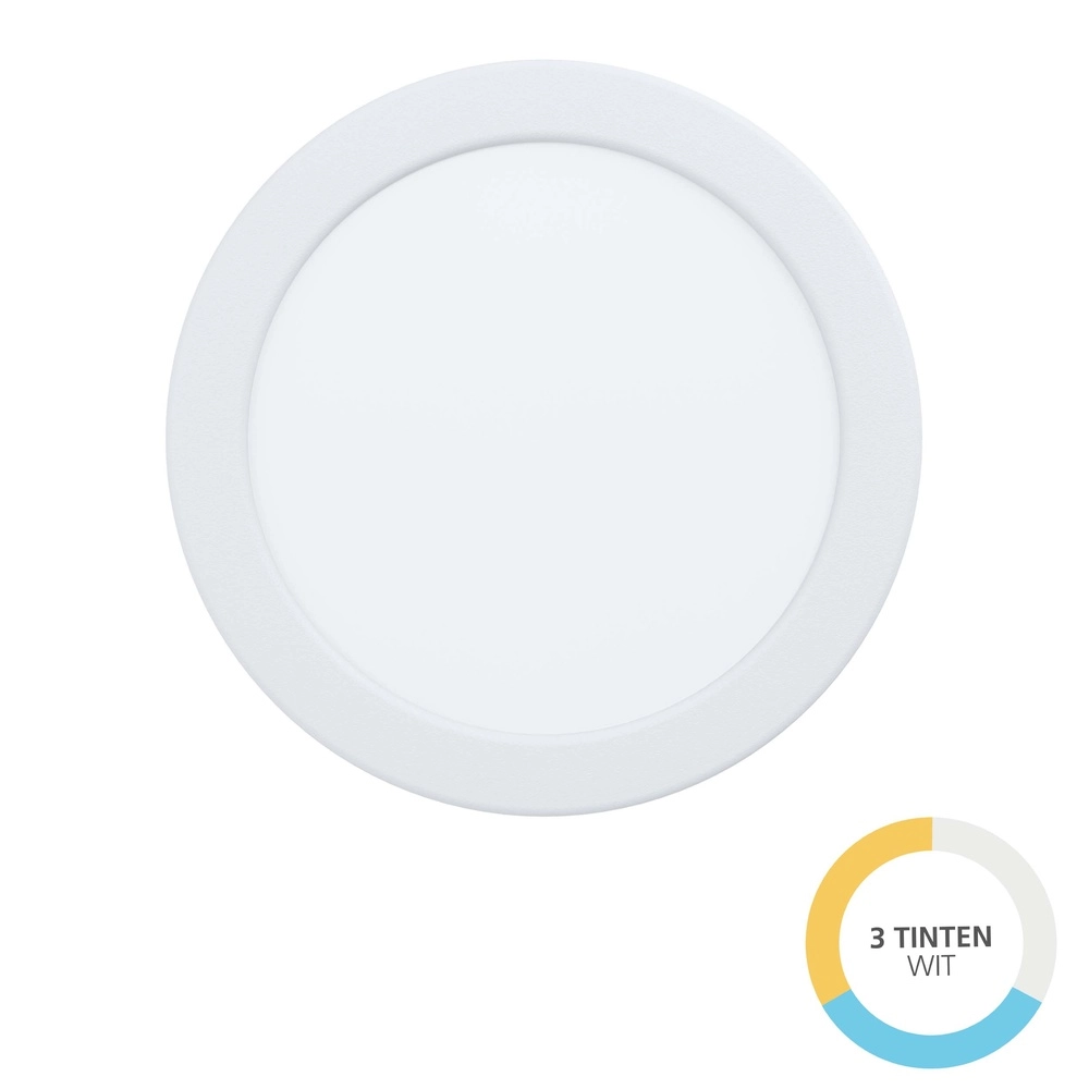 Lampe encastrée IP44 Fueva 6 rond - blanc - Ø 16,8 cm
