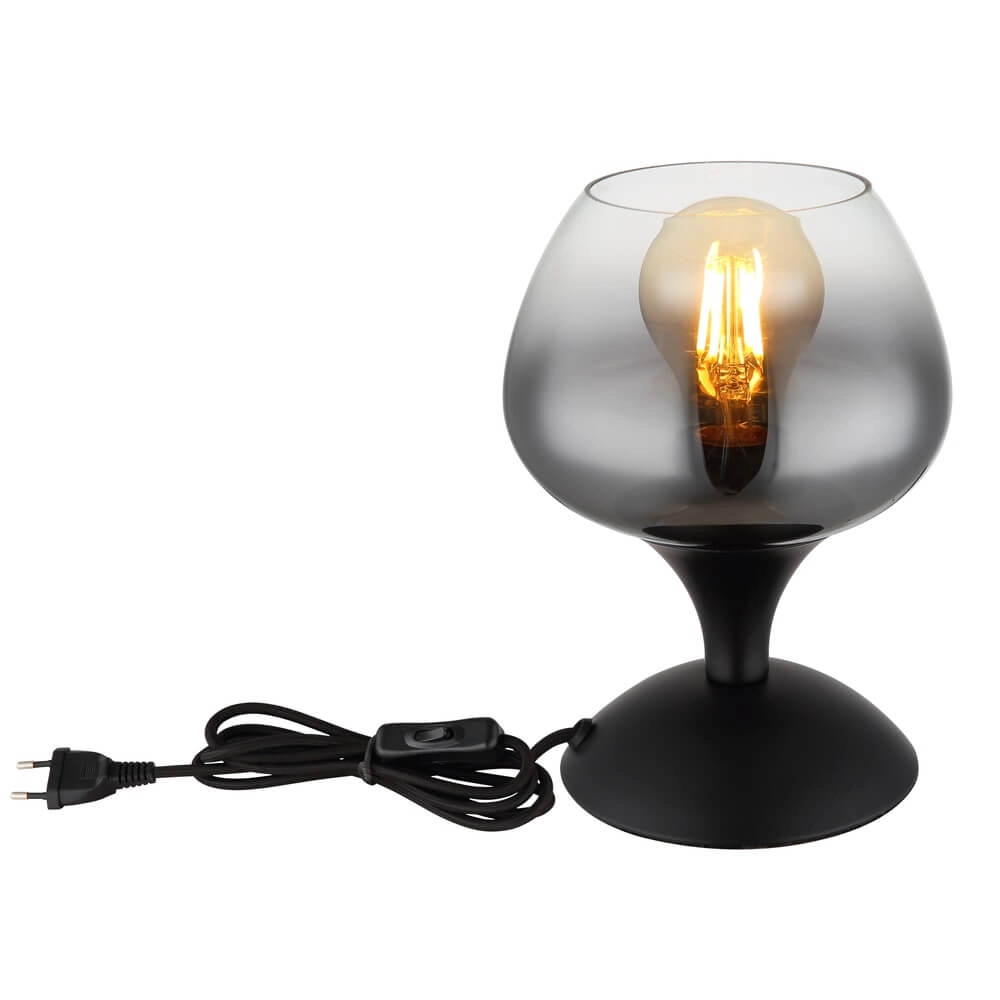 Lampe de table noire Maxy Ø 15cm Globo 9007371474134