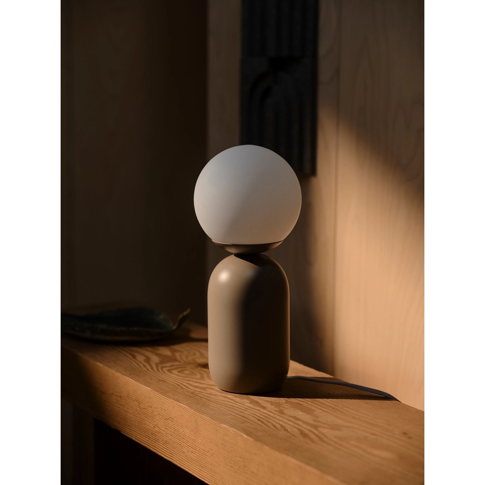 Lampe de table de style danois Notti  Marron clair Nordlux 5704924026935