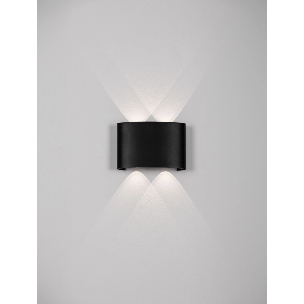 Applique murale ovale Duomo anthracite Lyora 5212017481641