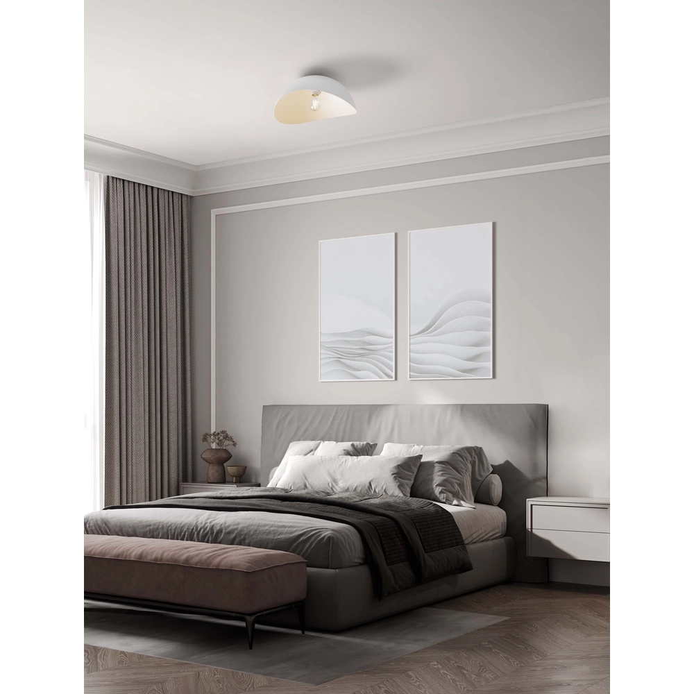 Plafonnier Opsi blanc Ø 40cm Lyora 5212017458032