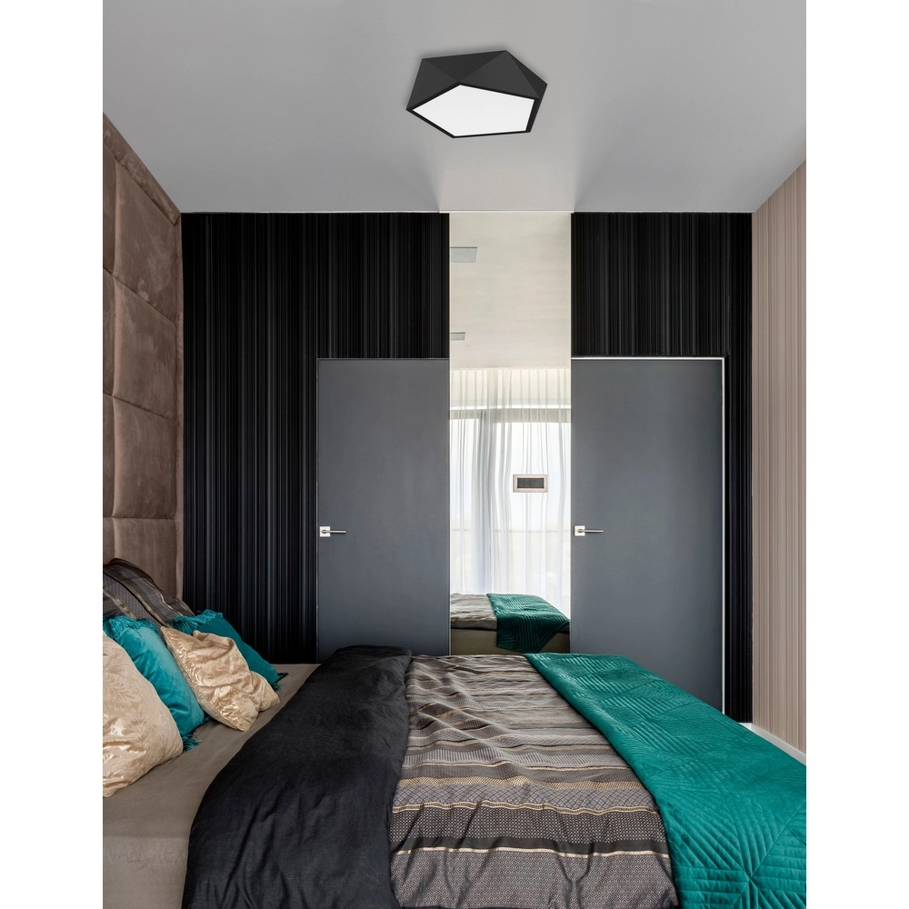 Plafonnier design Darius noir Plafonnier design Darius noir