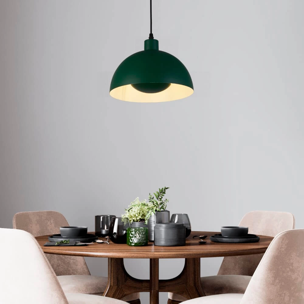 Suspension verte Mars Abat-jour 20cm de haut Searchlight 5053423274270