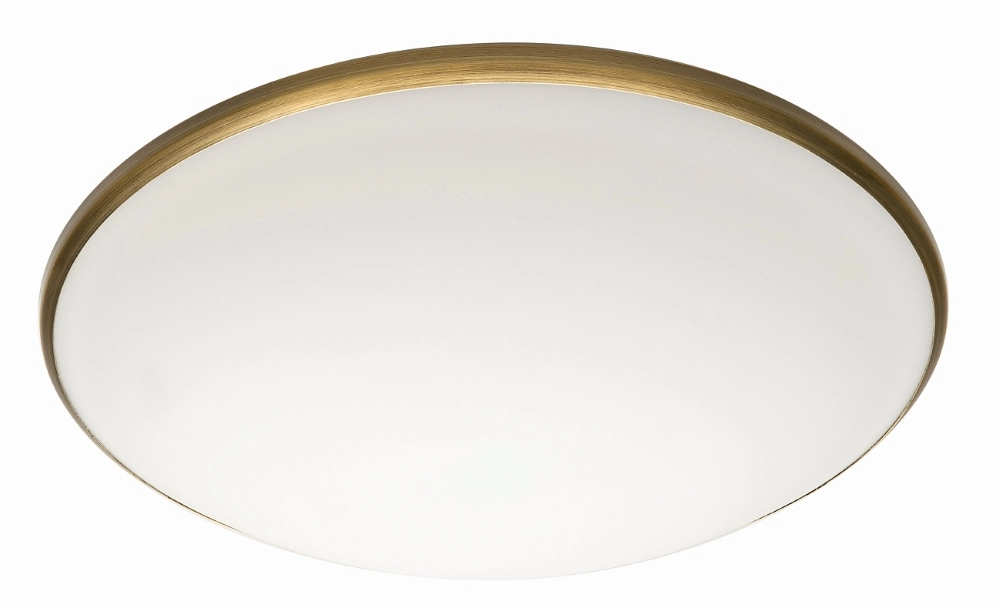 Plafonnier Art bronze cuivré Ø 35cm