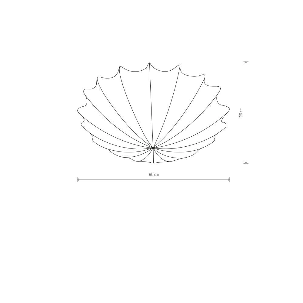 Plafonnier Form L blanc Ø 80cm Lyora 5903139967297