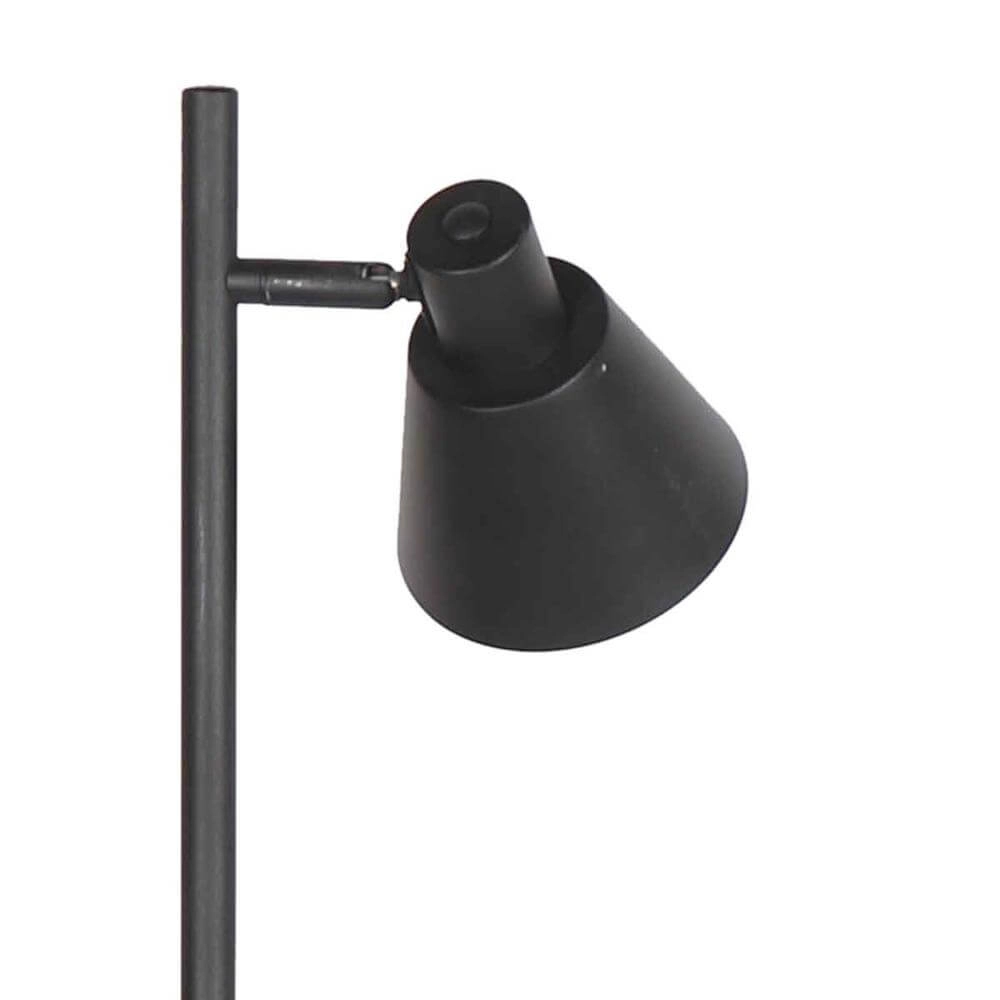 Lampadaire Oeroe noir avec or Steinhauer 8712746176360