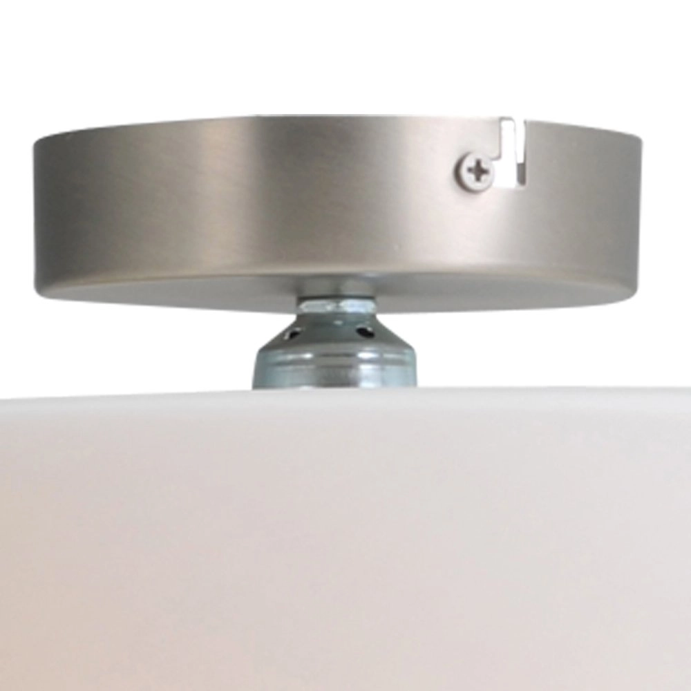 Lampe de plafond Cilindra 35 cm blanc avec gris métallisé Masterlight 8718121133799